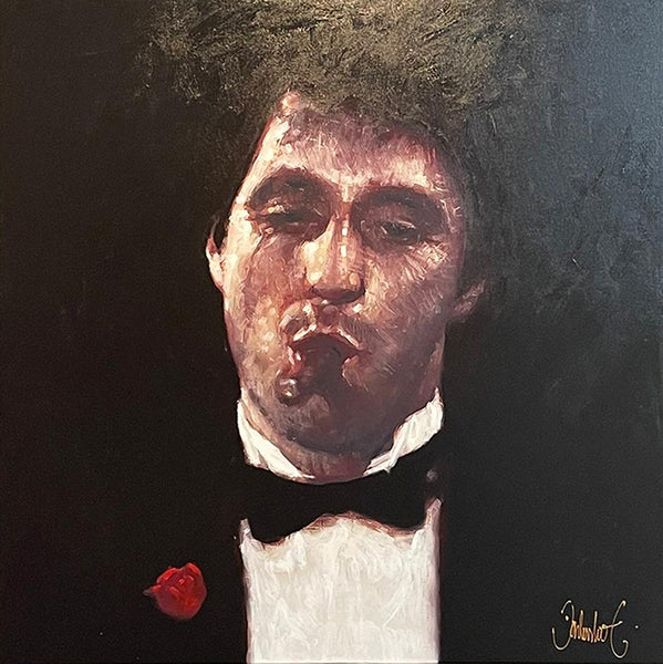 Scarface | Peter Donkersloot 100x100 cm.