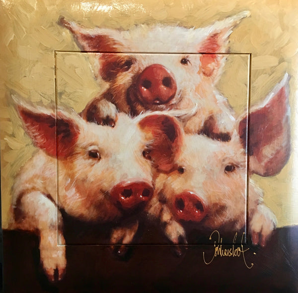 donkersloot varkentjes schilderij