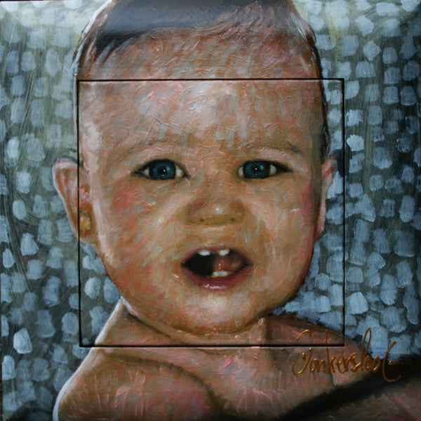 Peter donkersloot portret schilderij kinderen kind