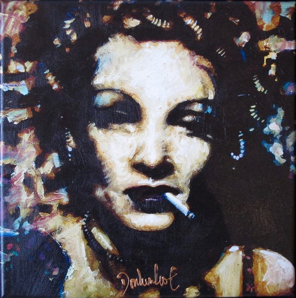 Marlene Dietrich schilderij Peter Donkersloot