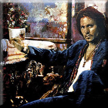 Johnny Depp schilderij Peter Donkersloot