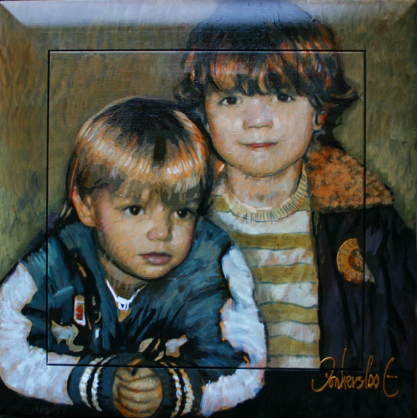 Kinderportret broertjes in opdracht| Donkersloot
