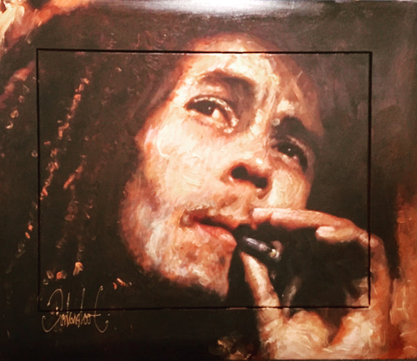 portret schilderij Peter Donkersloot Bob Marley and the Wailers