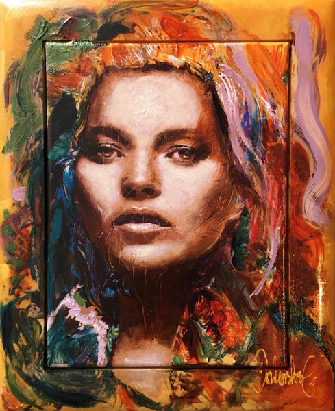 Kate Moss | painting by Peter Donkersloot