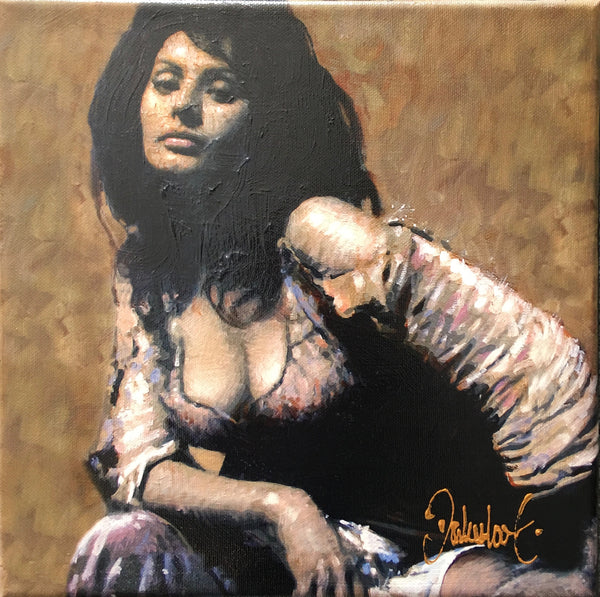 Sophia Loren schilderij Peter Donkersloot 