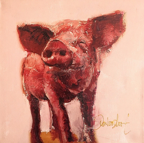 Cochon rose